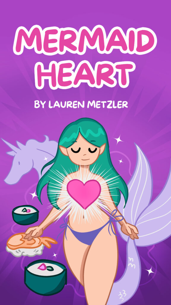 Mermaid Heart graphic novel by Lauren Metzler