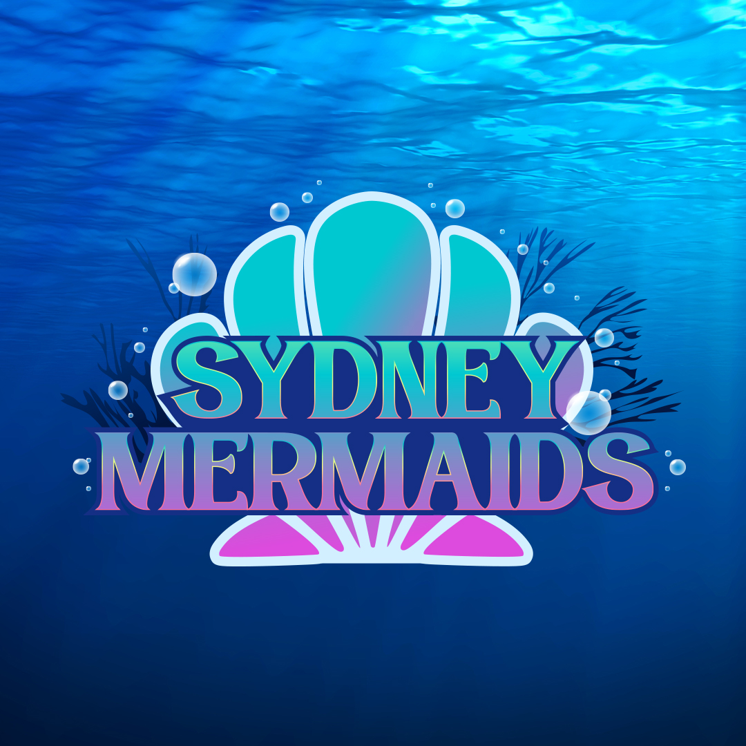 Sydney Mermaids Logo Design & Illustration by Lauren Metzler