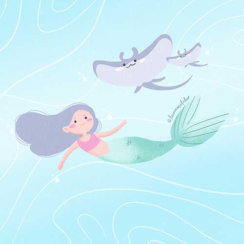 Mermaid children's book Lauren Metzler